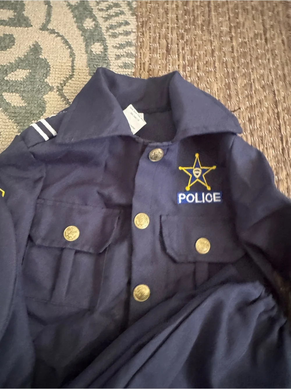 Police officer toddler Halloween costume size 2T
